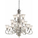 Kichler - Kichler Monroe Chandelier 16Lt LED - Lights Canada