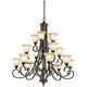 Kichler - Kichler Monroe Chandelier 16Lt LED - Lights Canada