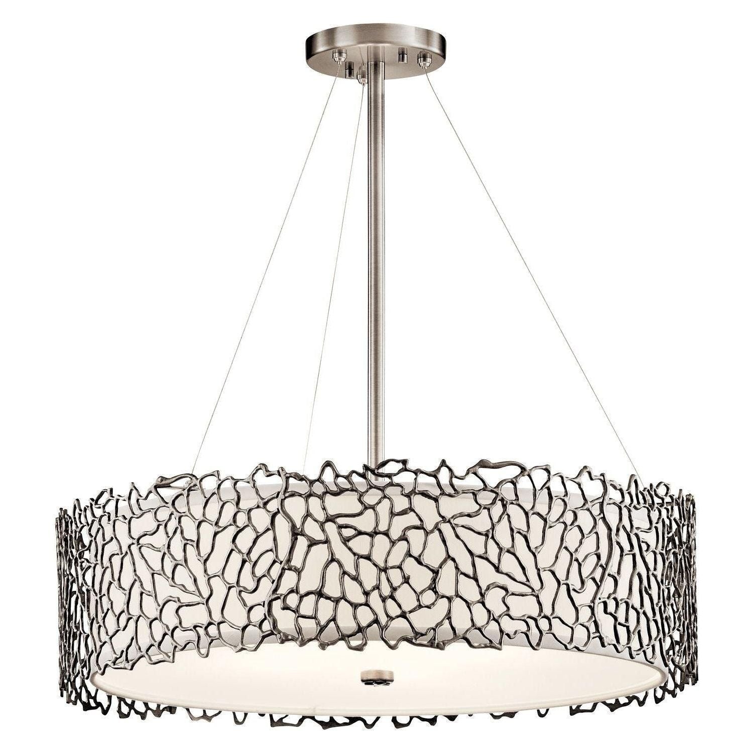 Kichler - Silver Coral Chandelier - Lights Canada