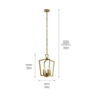 Kichler - Kichler Abbotswell Pendant 4 Light - Lights Canada