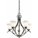 Kichler - Kichler Keiran Chandelier 5Lt LED - Lights Canada