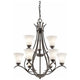 Kichler - Kichler Keiran Chandelier 9Lt LED - Lights Canada