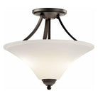 Kichler - Keiran 2-Light Semi Flush Mount (with LED Bulbs) - Lights Canada