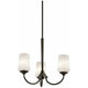 Kichler - Kichler Aubrey Chandelier 3Lt LED - Lights Canada