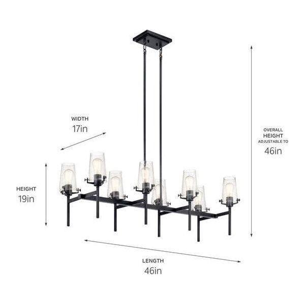 Kichler - Kichler Alton Linear Chandelier 8Lt - Lights Canada