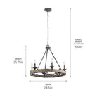 Kichler - Taulbee Chandelier - Lights Canada
