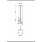 Eurofase - Ecrou 3 Light Chandelier - Lights Canada
