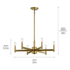 Kichler - Erzo Chandelier - Lights Canada
