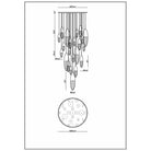 Eurofase - Ecrou 22 Light Chandelier - Lights Canada