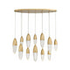 Eurofase - Ecrou 12 Light Chandelier - Lights Canada