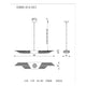 Eurofase - Umura 2 Light Chandelier - Lights Canada