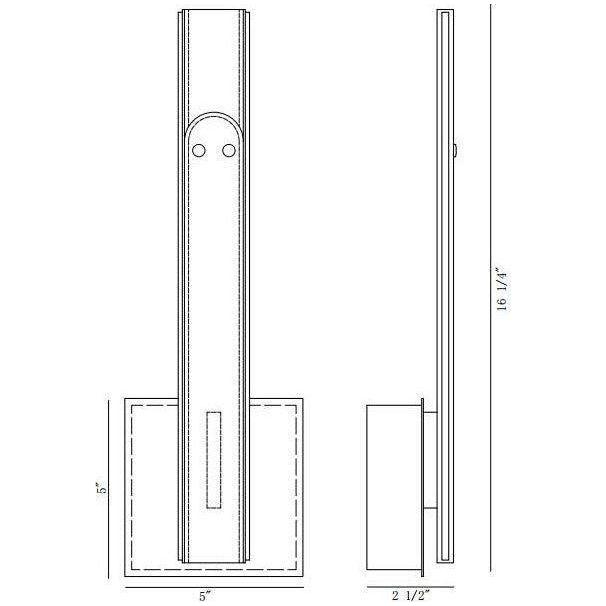 Eurofase - Verdura 1 Light Sconce - Lights Canada