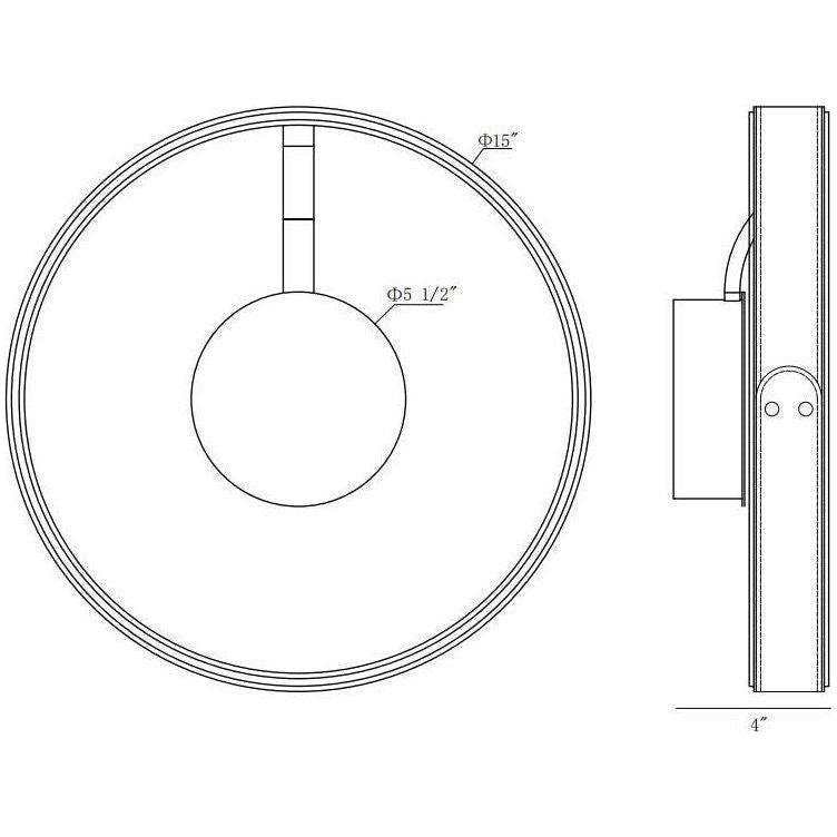 Eurofase - Verdura 1 Light Flush Mount - Lights Canada