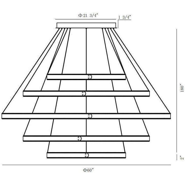 Eurofase - Verdura 1 Light Chandelier - Lights Canada