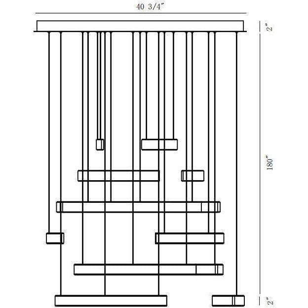 Eurofase - Verdura 1 Light Chandelier - Lights Canada