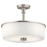 Kichler Joelson Pendant Flush 3 Light LED