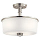 Kichler - Kichler Joelson Semi Flush 3 Light LED - Lights Canada