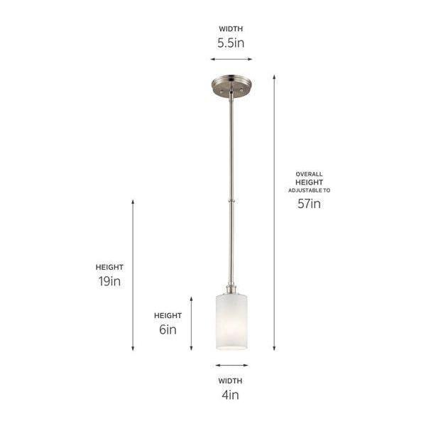 Kichler - Kichler Joelson Mini Pendant 1Lt LED - Lights Canada