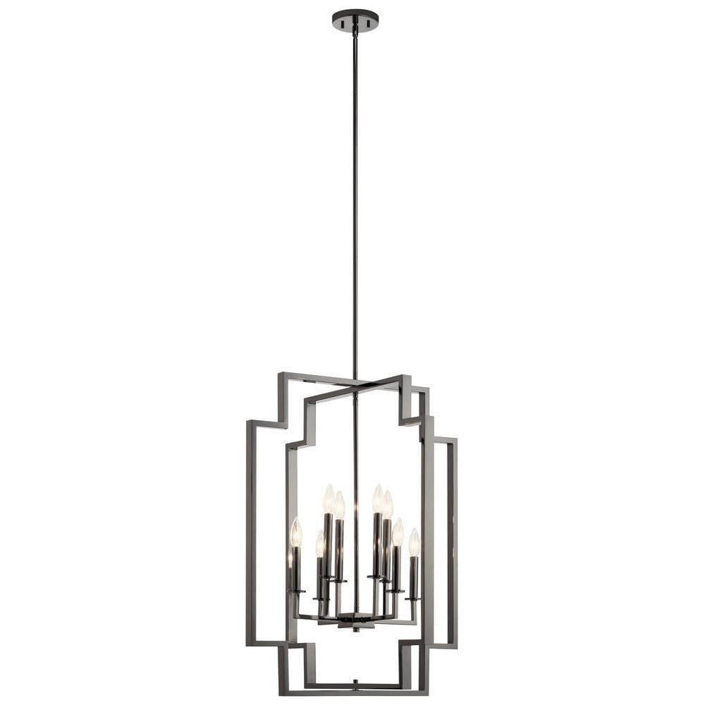 Kichler - Kichler Downtown Deco Foyer Chandelier 8Lt - Lights Canada