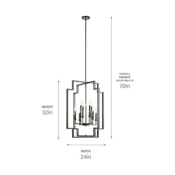 Kichler - Kichler Downtown Deco Foyer Pendant - Lights Canada