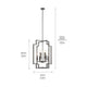 Kichler - Kichler Downtown Deco Foyer Chandelier 8Lt - Lights Canada