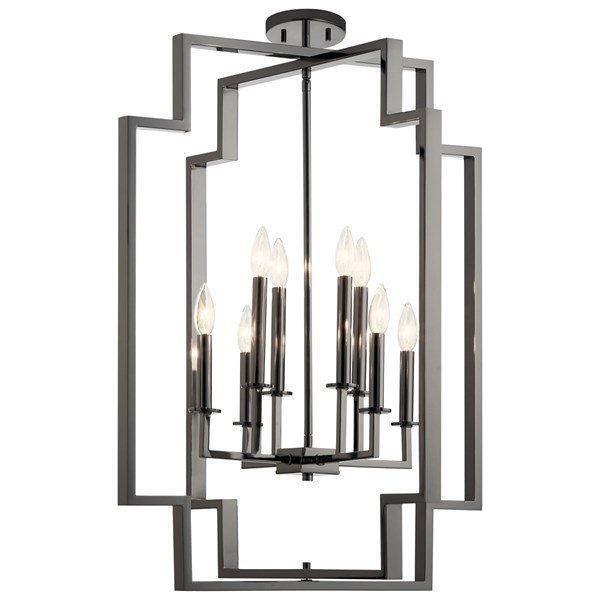 Kichler - Kichler Downtown Deco Foyer Chandelier 8Lt - Lights Canada
