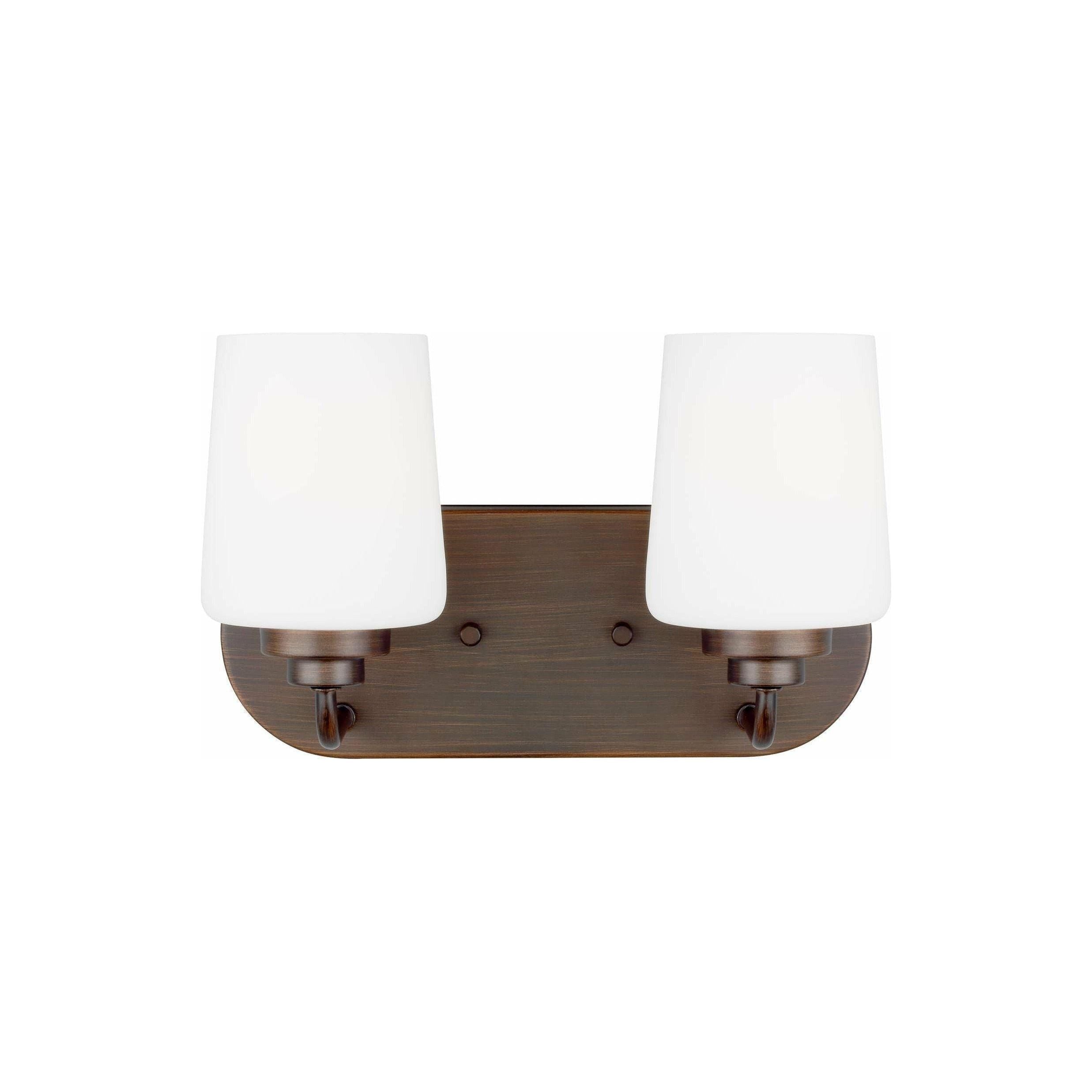 Generation Lighting - Windom 2-Light Vanity Light (with Bulbs) - Lights Canada