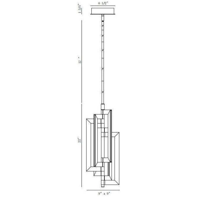Eurofase - Livra 1 Light Chandelier - Lights Canada