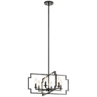 Kichler - Kichler Downtown Deco Chandelier Semi Flush 6Lt - Lights Canada