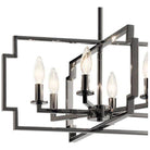 Kichler - Kichler Downtown Deco Chandelier Semi Flush 6Lt - Lights Canada