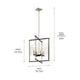 Kichler - Kichler Lente Foyer Pendant - Lights Canada