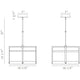 Eurofase - Tye 1 Light Chandelier - Lights Canada
