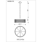 Eurofase - Perrene 8 Light Chandelier - Lights Canada