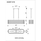 Eurofase - Perrene 8 Light Chandelier - Lights Canada
