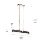 Kichler - Tig Linear Suspension - Lights Canada