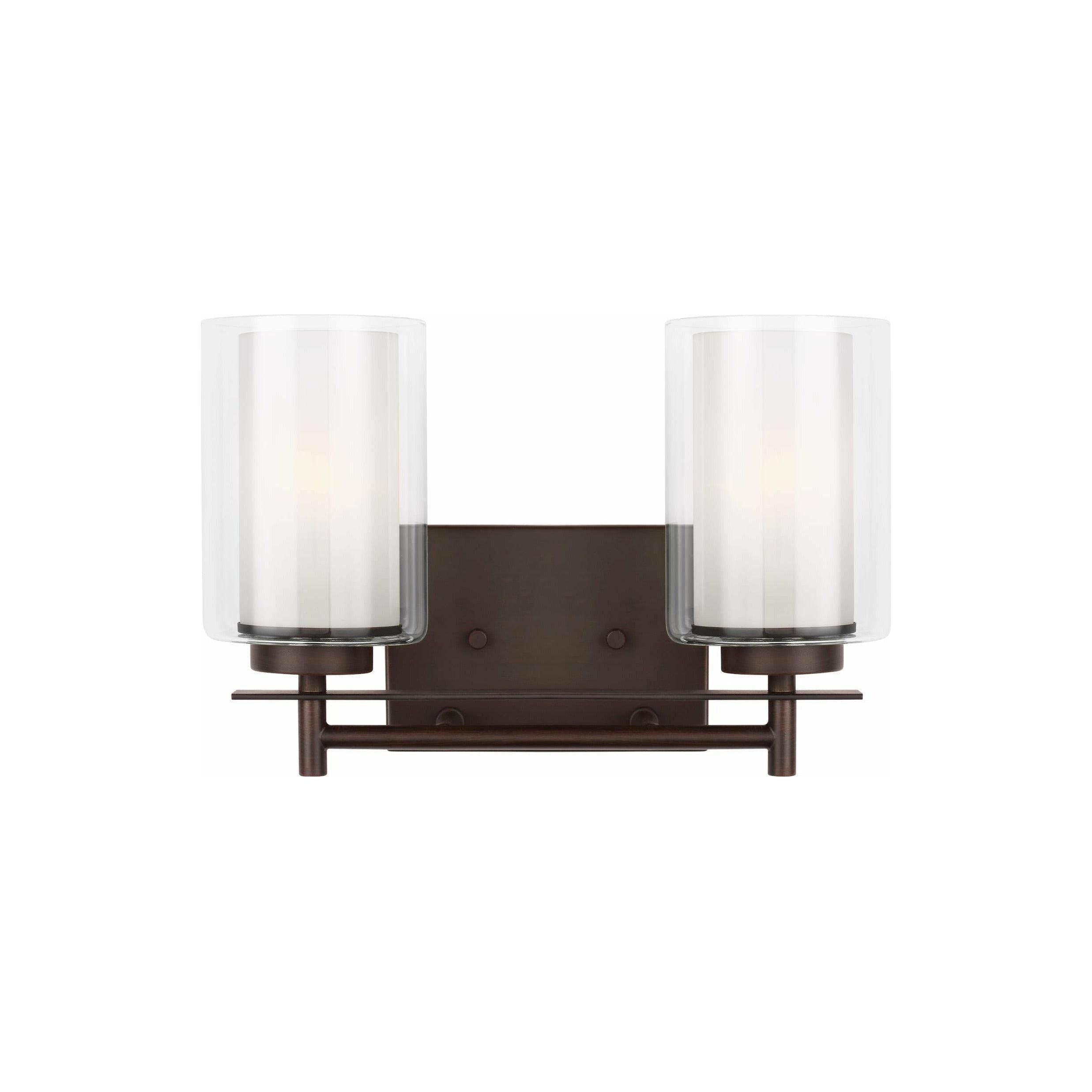 Generation Lighting - Elmwood Park 2-Light Vanity Light - Lights Canada