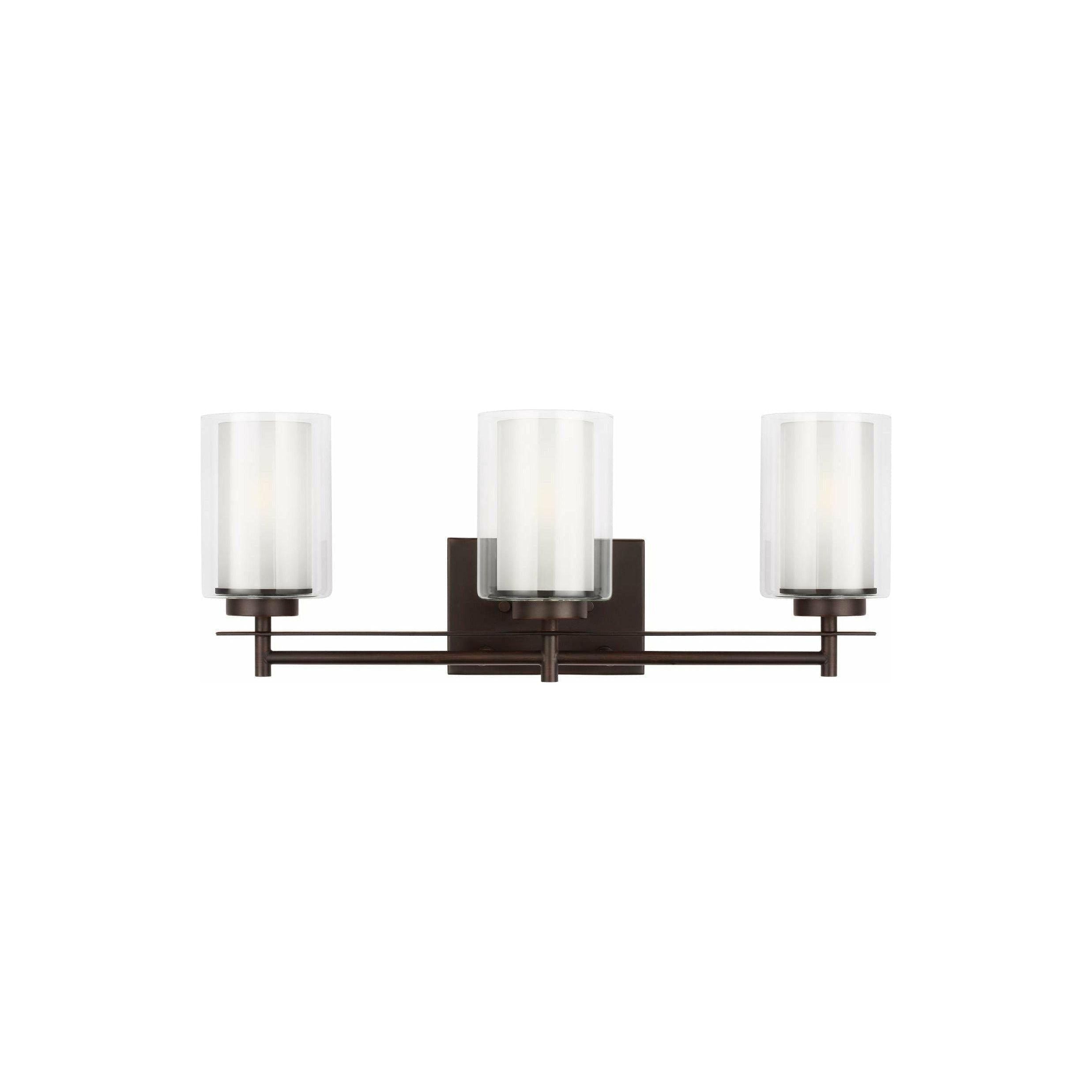 Generation Lighting - Elmwood Park 3-Light Vanity Light (with Bulbs) - Lights Canada