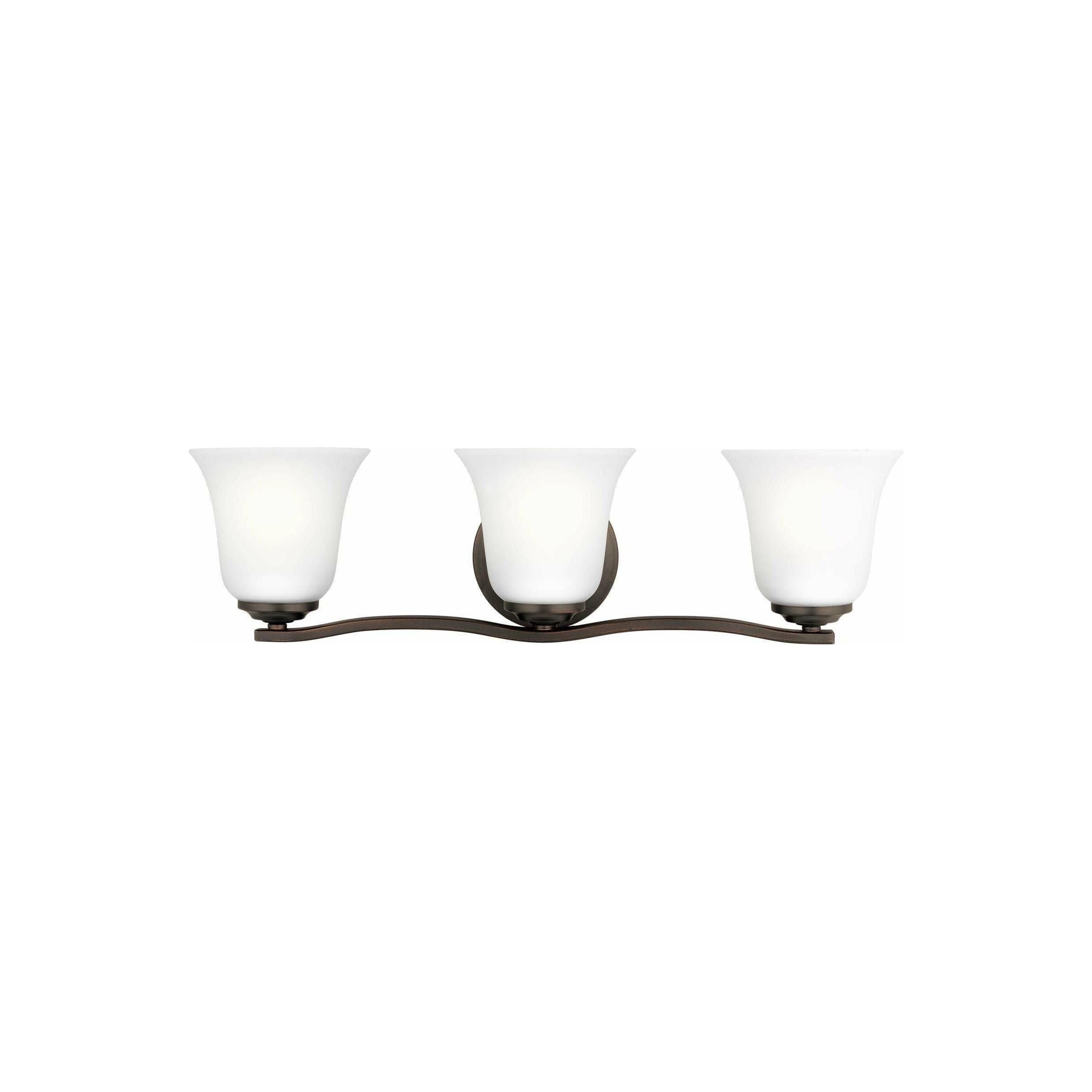 Generation Lighting - Emmons 3-Light Vanity Light (with Bulbs) - Lights Canada