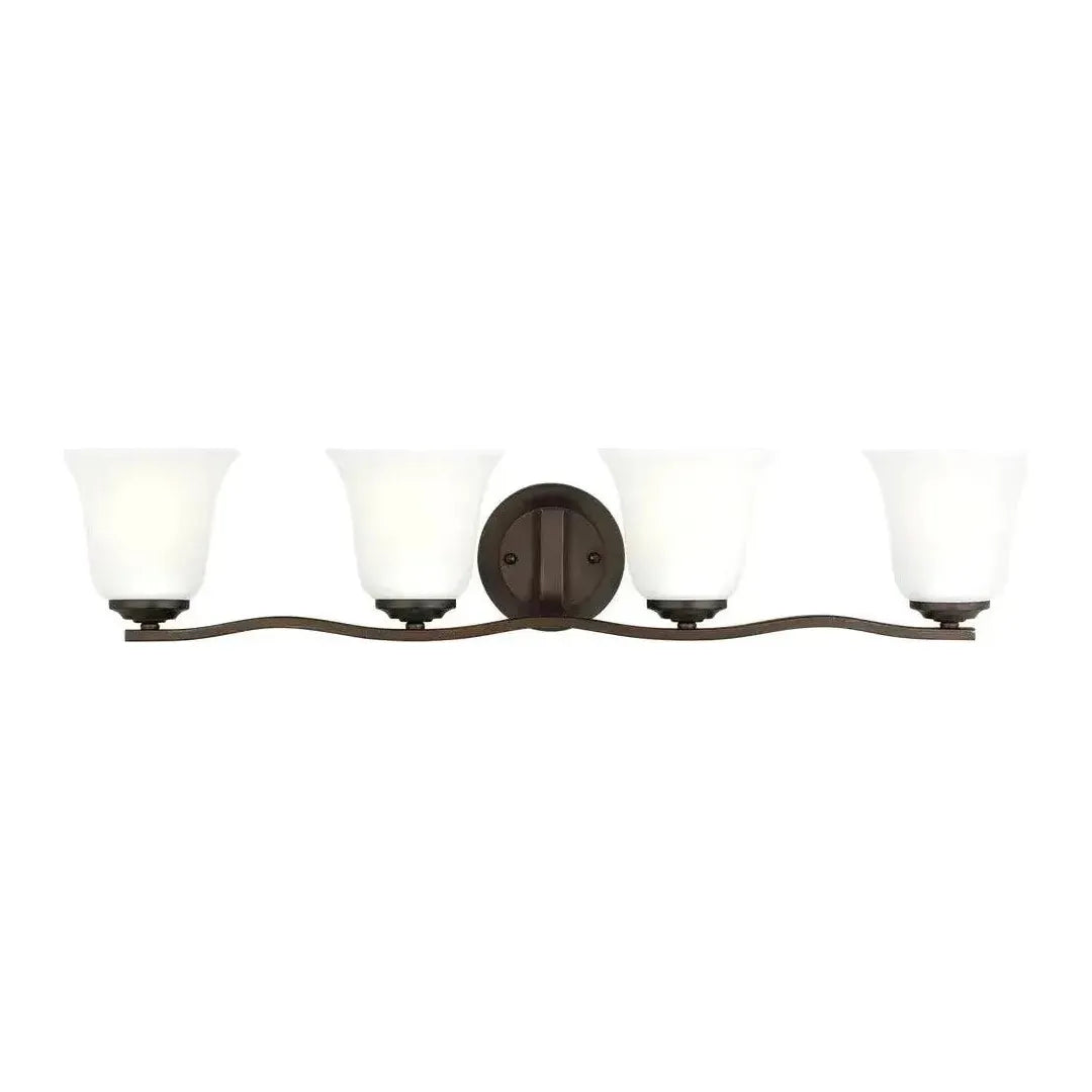 Generation Lighting - Emmons Four Light Wall / Bath (with Bulbs) - Lights Canada