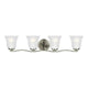 Generation Lighting - Emmons Four Light Wall / Bath (with Bulbs) - Lights Canada