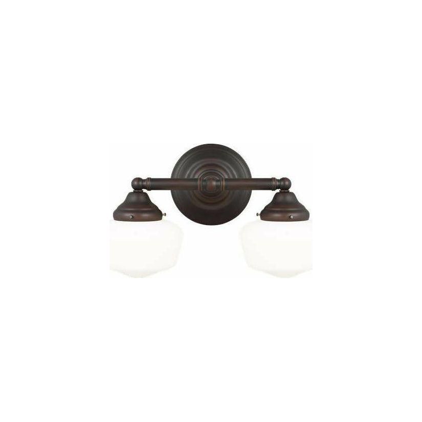 Generation Lighting - Academy 2-Light Vanity Light (with Bulbs) - Lights Canada