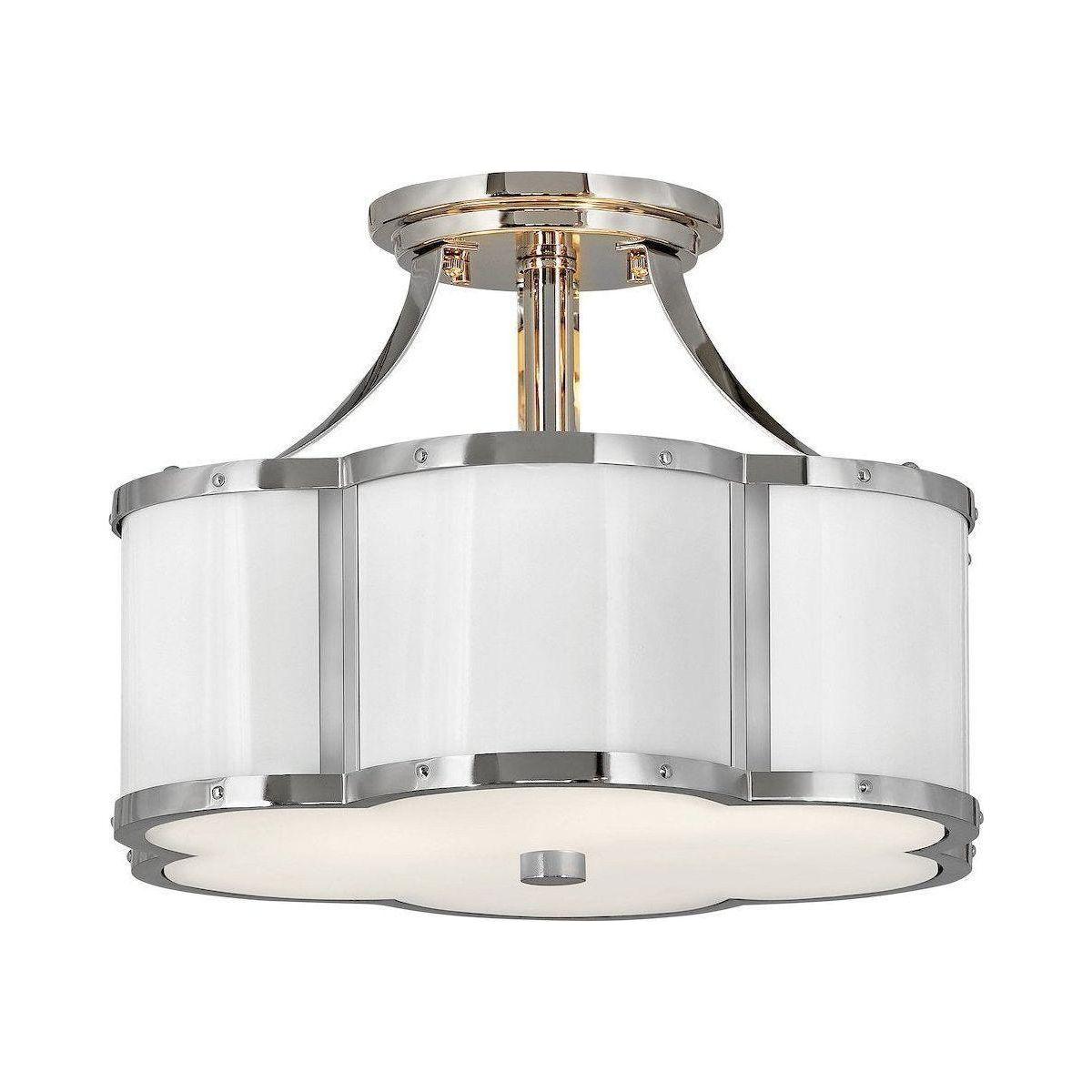 Hinkley - Chance Semi Flush Mount - Lights Canada