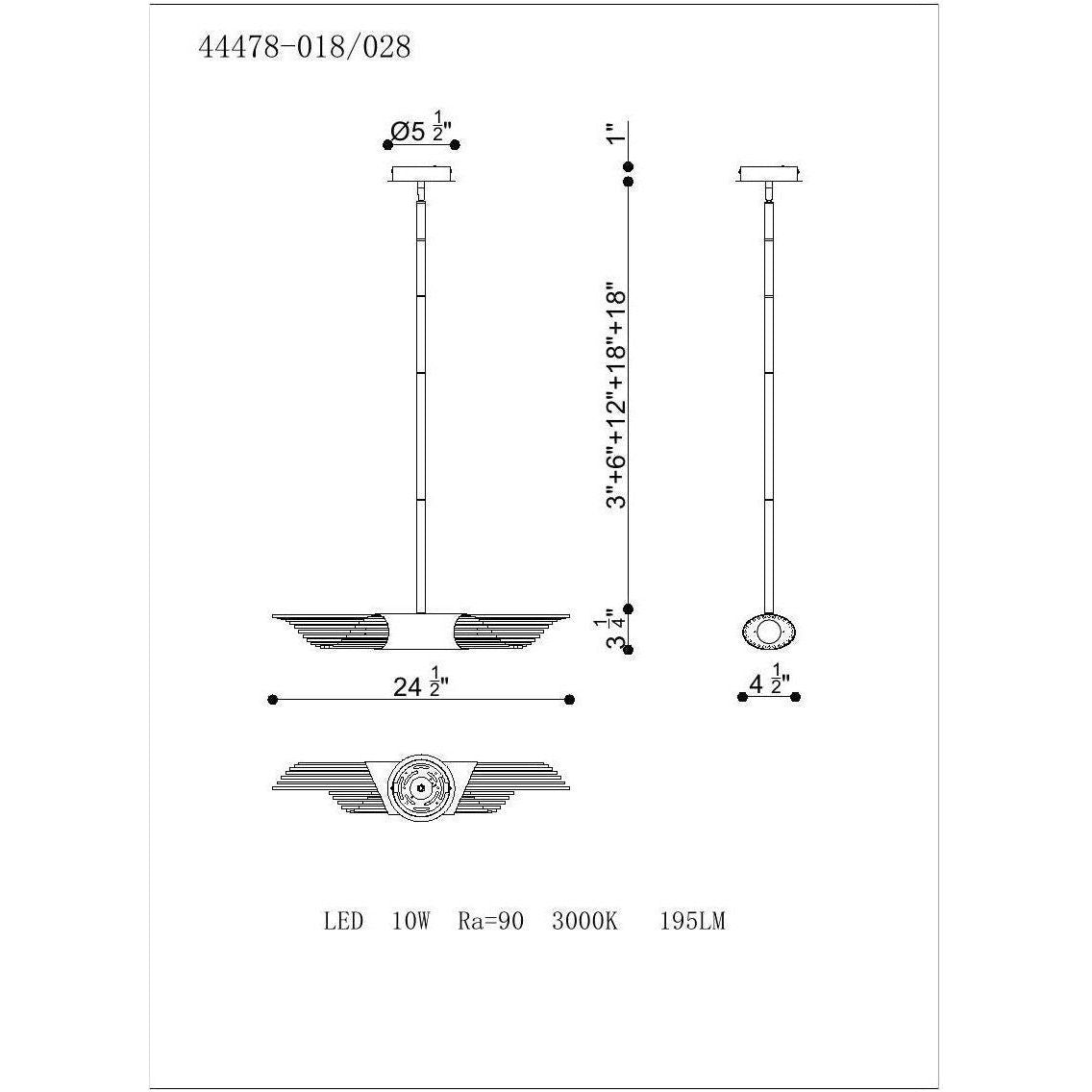 Eurofase - Umura 2 Light Chandelier - Lights Canada