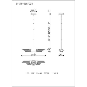 Eurofase - Umura 2 Light Chandelier - Lights Canada