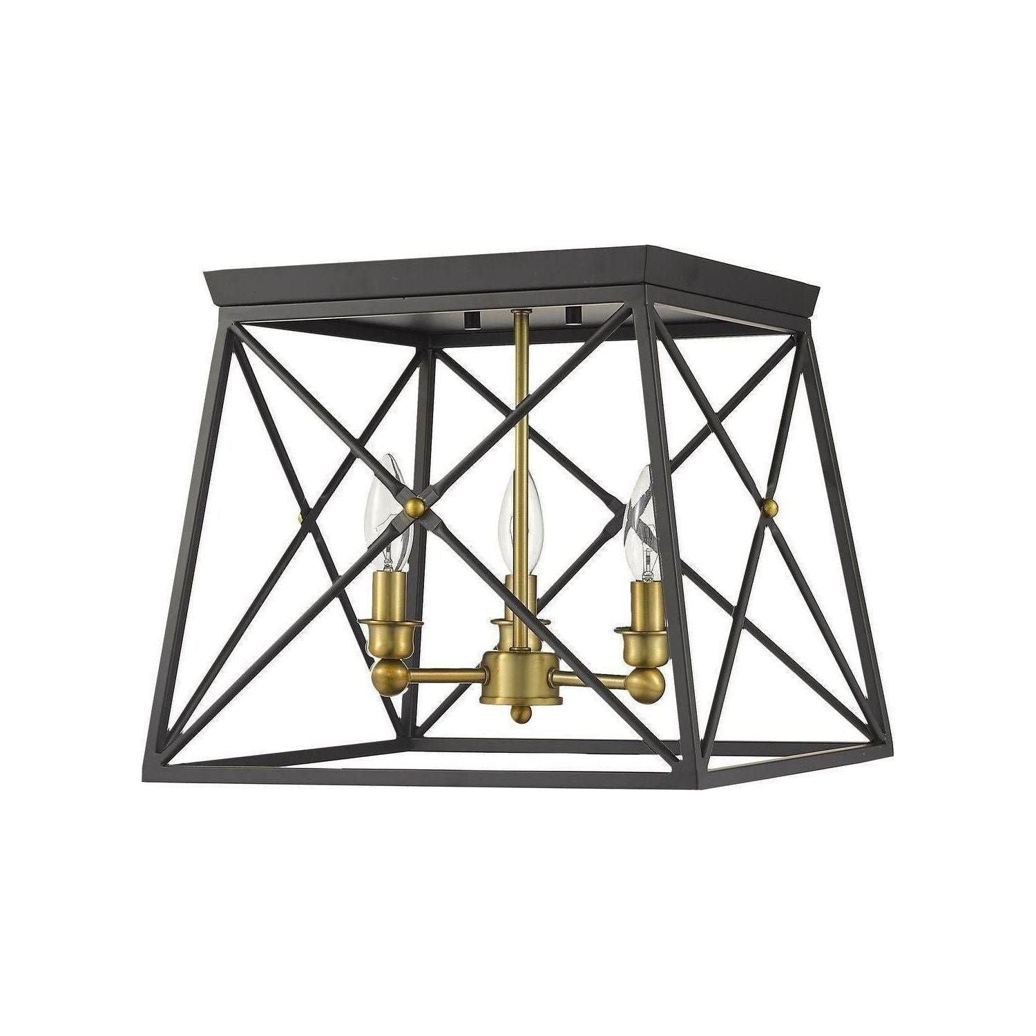 Z-Lite - Trestle Flush Mount - Lights Canada