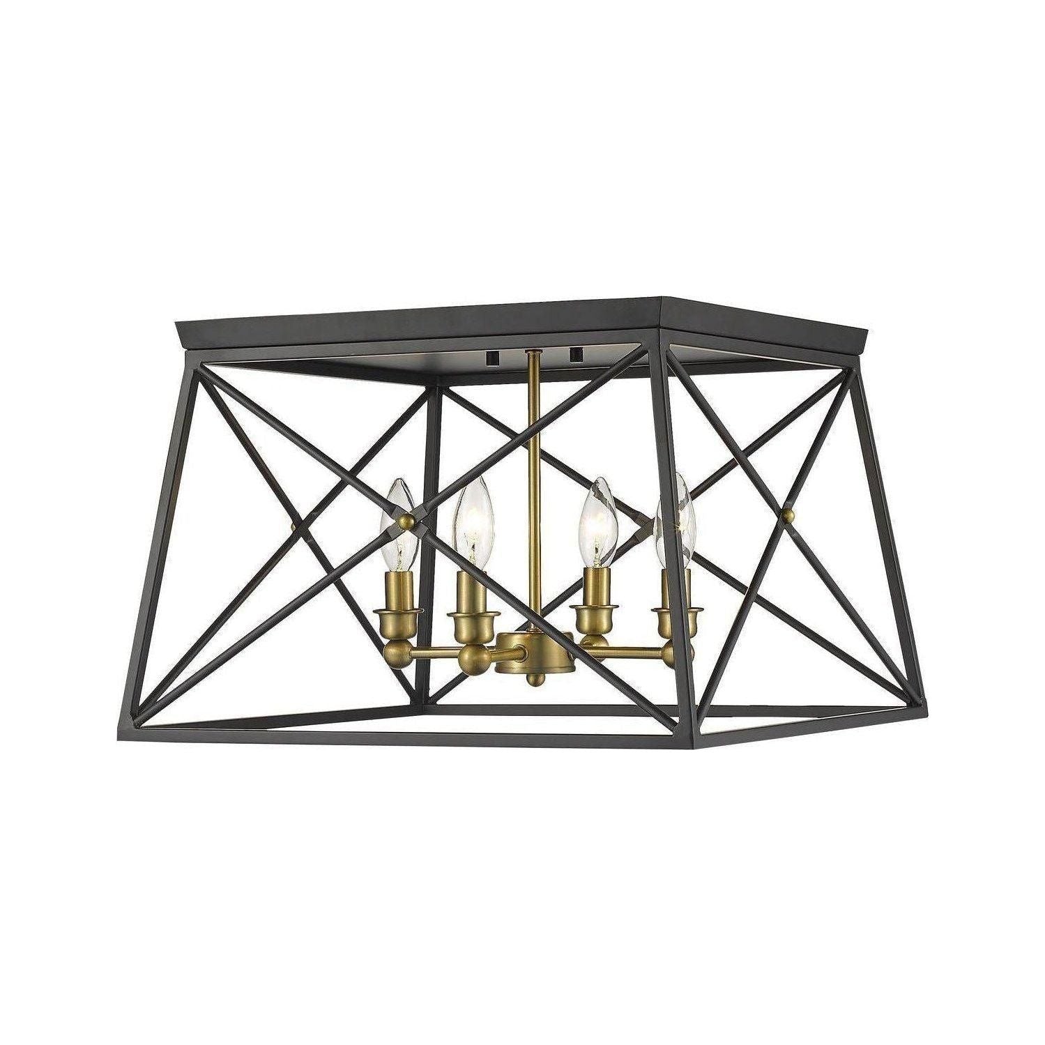 Z-Lite - Trestle Flush Mount - Lights Canada