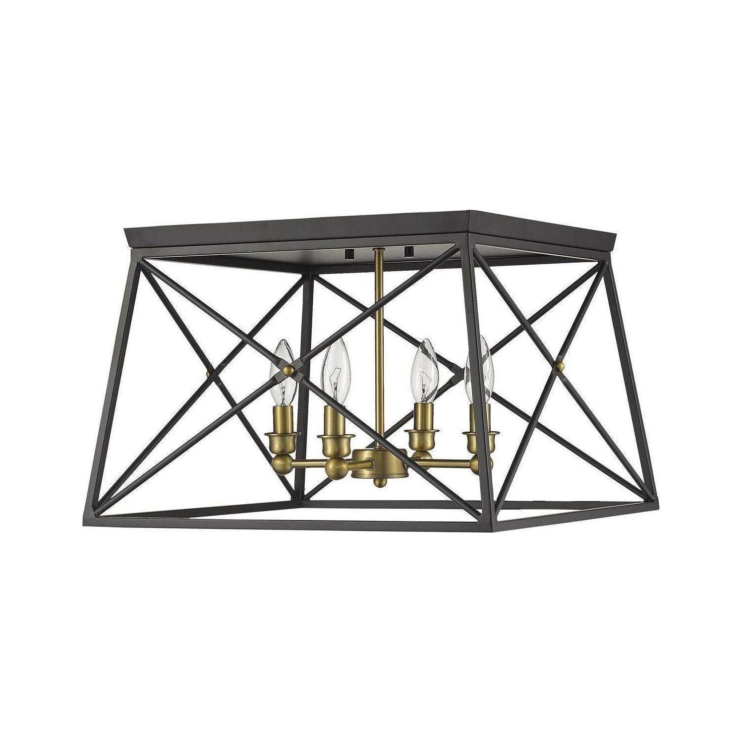 Z-Lite - Trestle Flush Mount - Lights Canada