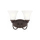 Generation Lighting - Holman 2-Light Vanity Light (with Bulbs) - Lights Canada