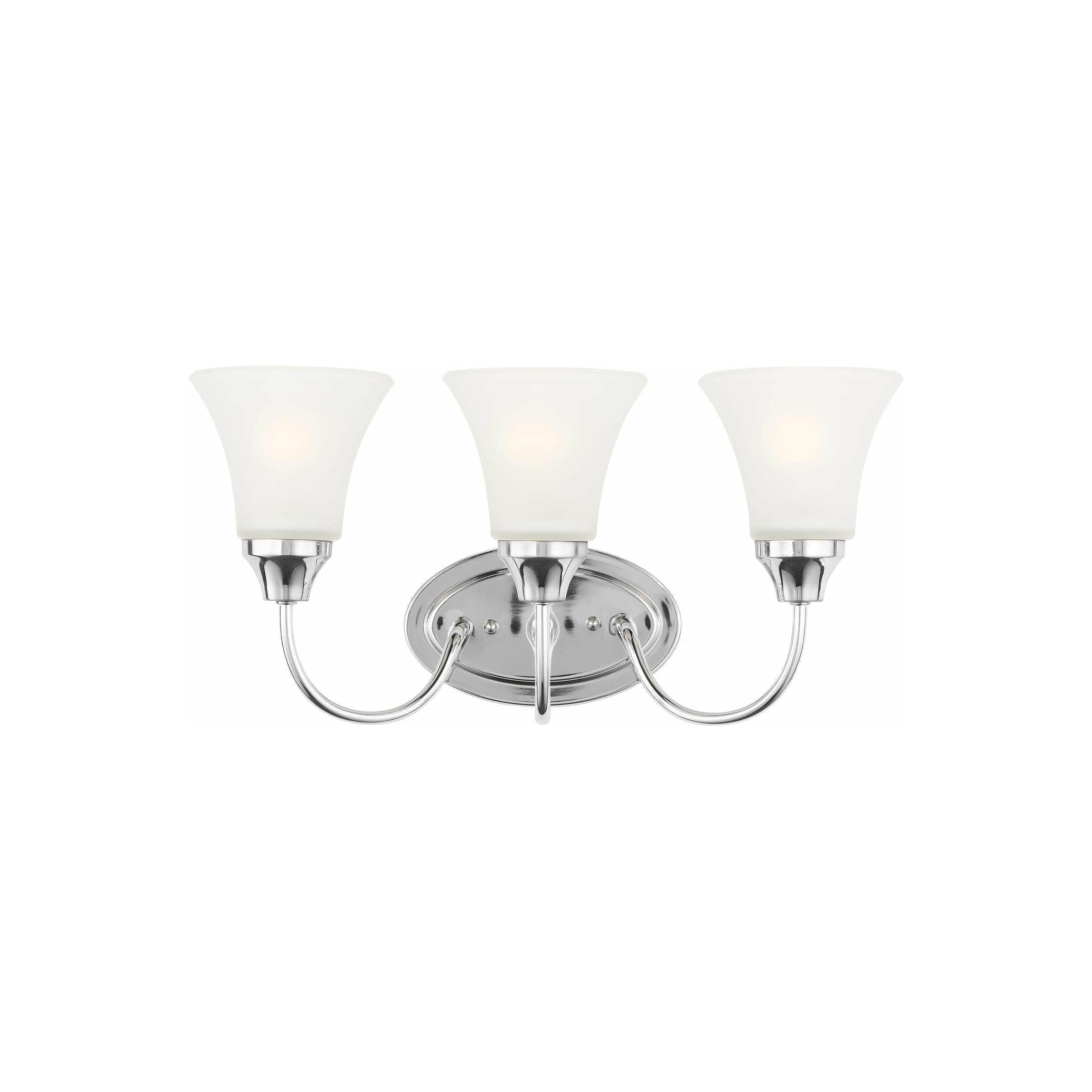 Generation Lighting - Holman 3-Light Vanity Light (with Bulbs) - Lights Canada