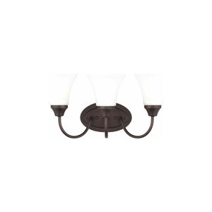 Generation Lighting - Holman 3-Light Vanity Light (with Bulbs) - Lights Canada